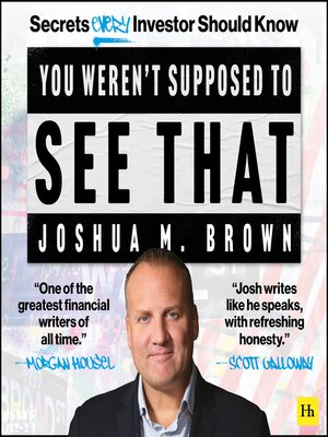You Weren't Supposed to See That - Audiobook